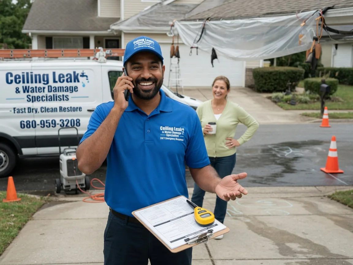 Ceiling Leak Cleanup Spartanburg, SC FAQs